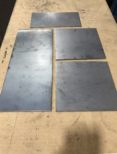 4 X Mild steel plate, Sheet