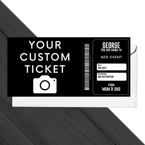 Personalised concert ticket - personalised,