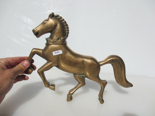 Antique brass horse mare - brass,