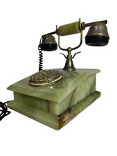 Vintage Italian Onyx Telephone