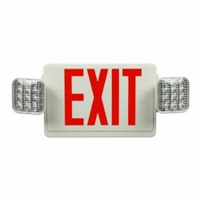 Red exit sign led combo - red,