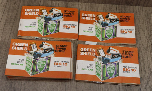 11x green shield stamps saver - 11x,