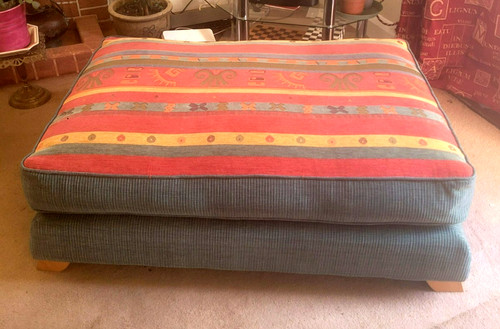 Elegant large ottoman