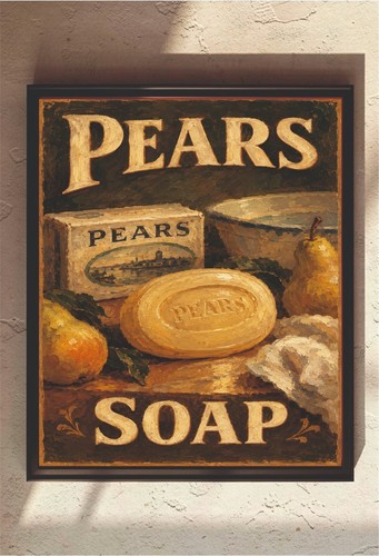 Pears soap vintage style