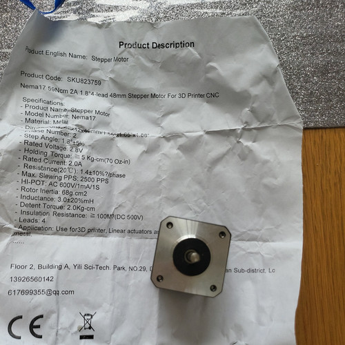 Nema17 48mm 4 - 2a, 1.8°