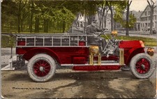 Postcard Fire Truck