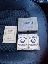 Vintage Canasta Set 2x Casino