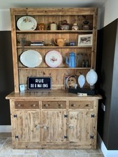 Large Handmade pine welsh  Dresser.