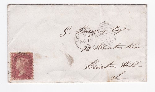 1862 penny red stamp - 1862, qv