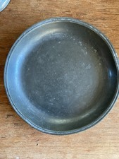 Old Pewter Plate with GFR mark with crown Antique