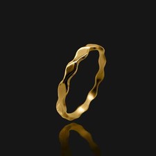Minimal 18k Gold Plated Ring -
