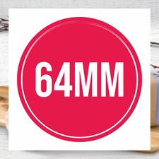 PERSONALISED ROUND PRINTED STICKERS CUSTOM LOGO LABELS BUSINESS GLOSS / MATTE