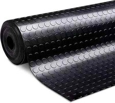 Heavy Duty Non-Slip Rubber Flooring Matting Roll Garage Van Shed Car Gym