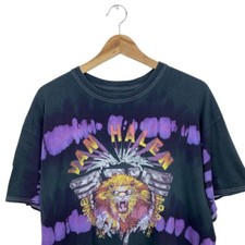 Van Halen t-shirt Tie Dye Band Rock Purple - Size Men's L
