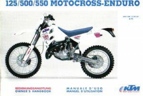 1993 ktm 125 500 550 - 1993,