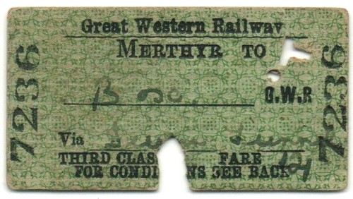 Great western railway ticket - great,