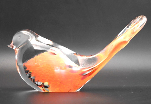 Orange and black hand - and,