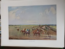 LIONEL EDWARDS - RACEHORSES ON