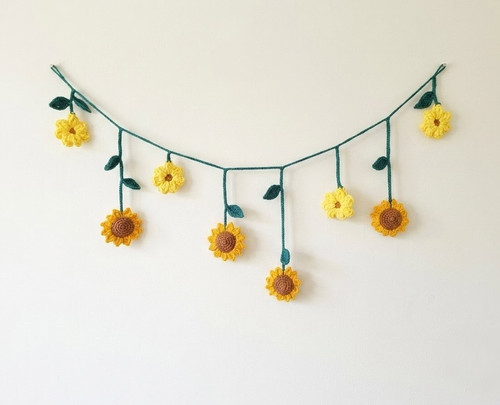 Crochet sunflower flower - crochet,