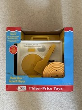 Fisher price music box record - box,