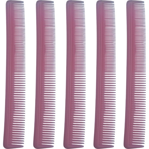 Pink hair combs - 5,