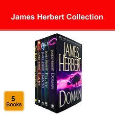 James Herbert Collection 5 Books Set (The Rats, Lair, Domain, Haunted, Fluke)