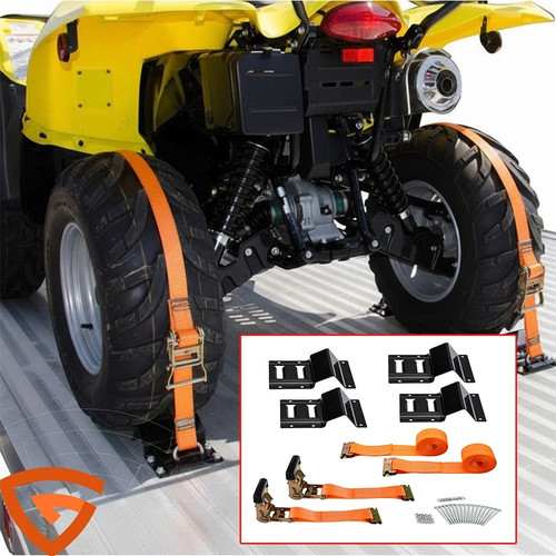 Wheel chock tie down - wheel, kit