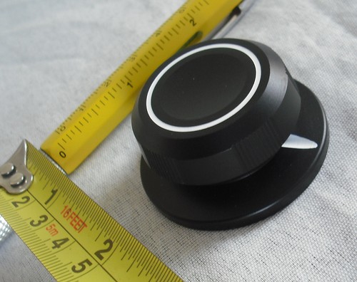 48mm giant satin black knob - 48mm,