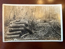 WWI Captured German Artillery shells Ammunition RPPC photo postcard WW1 s344