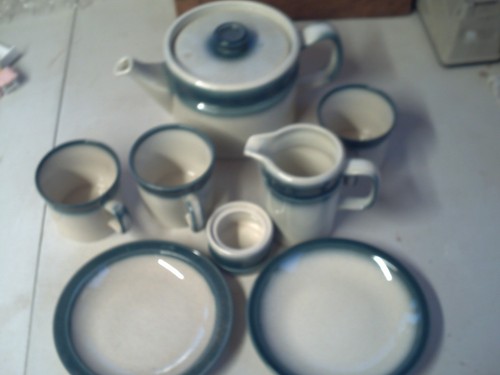 Wedgewood blue pacific cups - wedgewood, 3x