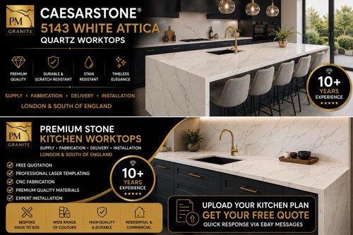 Caesarstone 5143 white attica - 5143,