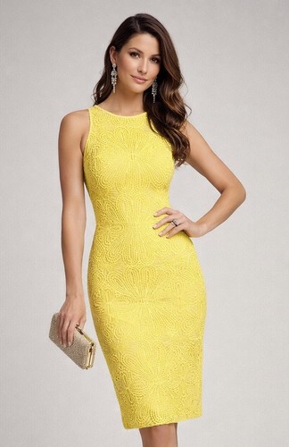 Lipsy yellow lace - lipsy,