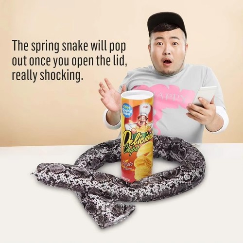 The potato chip snake can - chip, jump