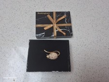 Gold Plated Mouse Brooch with