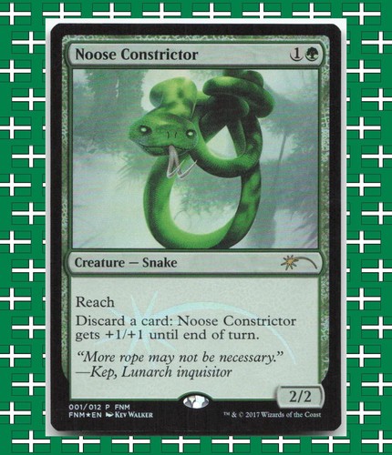 Noose constrictor mtg foil - noose,