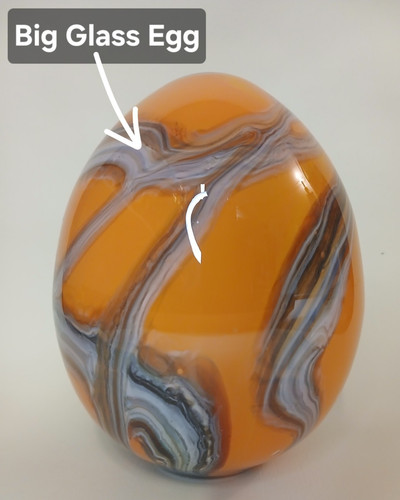 Vintage studio art glass - studio, agate