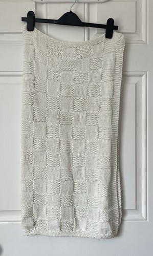 Cream textured knit - cream,