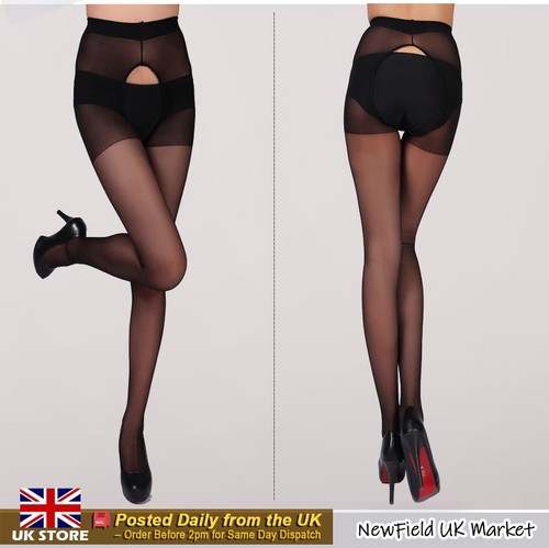 Crotchless pantyhose seductive - pantyhose,