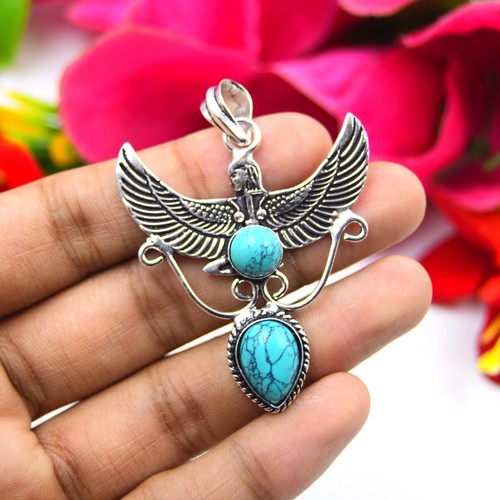 Blue turquoise gemstone - blue,