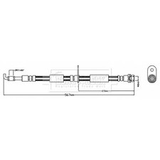 Brake Hose For Ford Kuga MK2