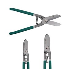 Heavy Duty 8 10 12" Tin Snips Straight Cut Sheet Metal Aviation Shears Scissors
