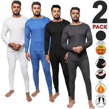 2 PK Mens Thermal Long Johns