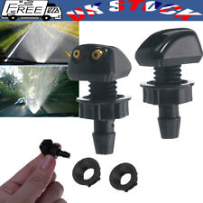 2pcs Universal Car Windscreen Sprayer Washer Wiper Nozzle Front Window Spray Jet