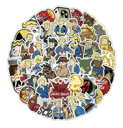 Video game stickers 50pk - stickers, mix