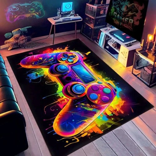 Gaming rug for boys bedroom - gaming,