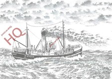 Picture Postcard:-FISHING BOAT, STEAM POWER [FISHING HERITAGE]