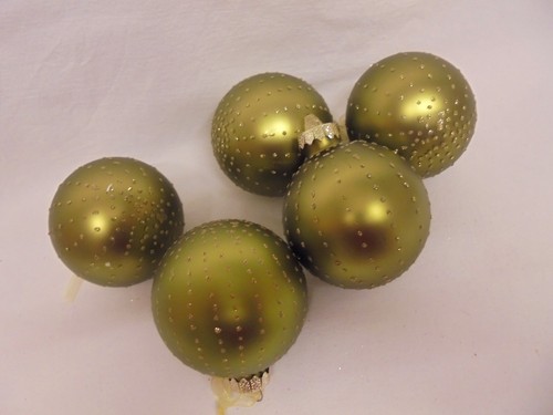 Vintage set olive green - set, 5