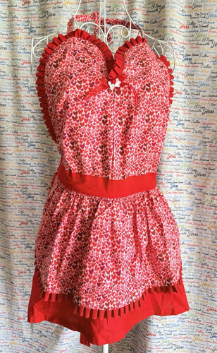 Pink adult apron - pink,