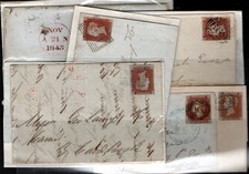 GB. QV.  1d IMPERFS on COVERS