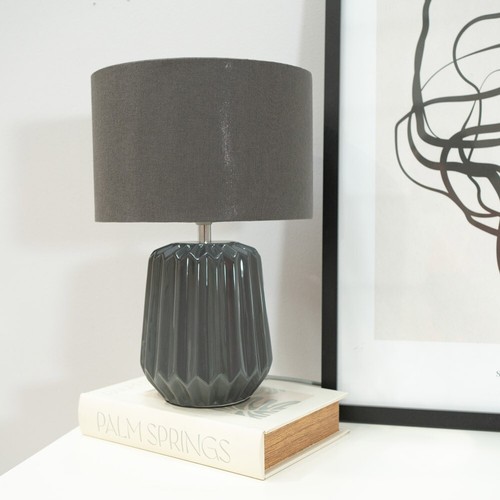Pair ceramic table lamps - of,